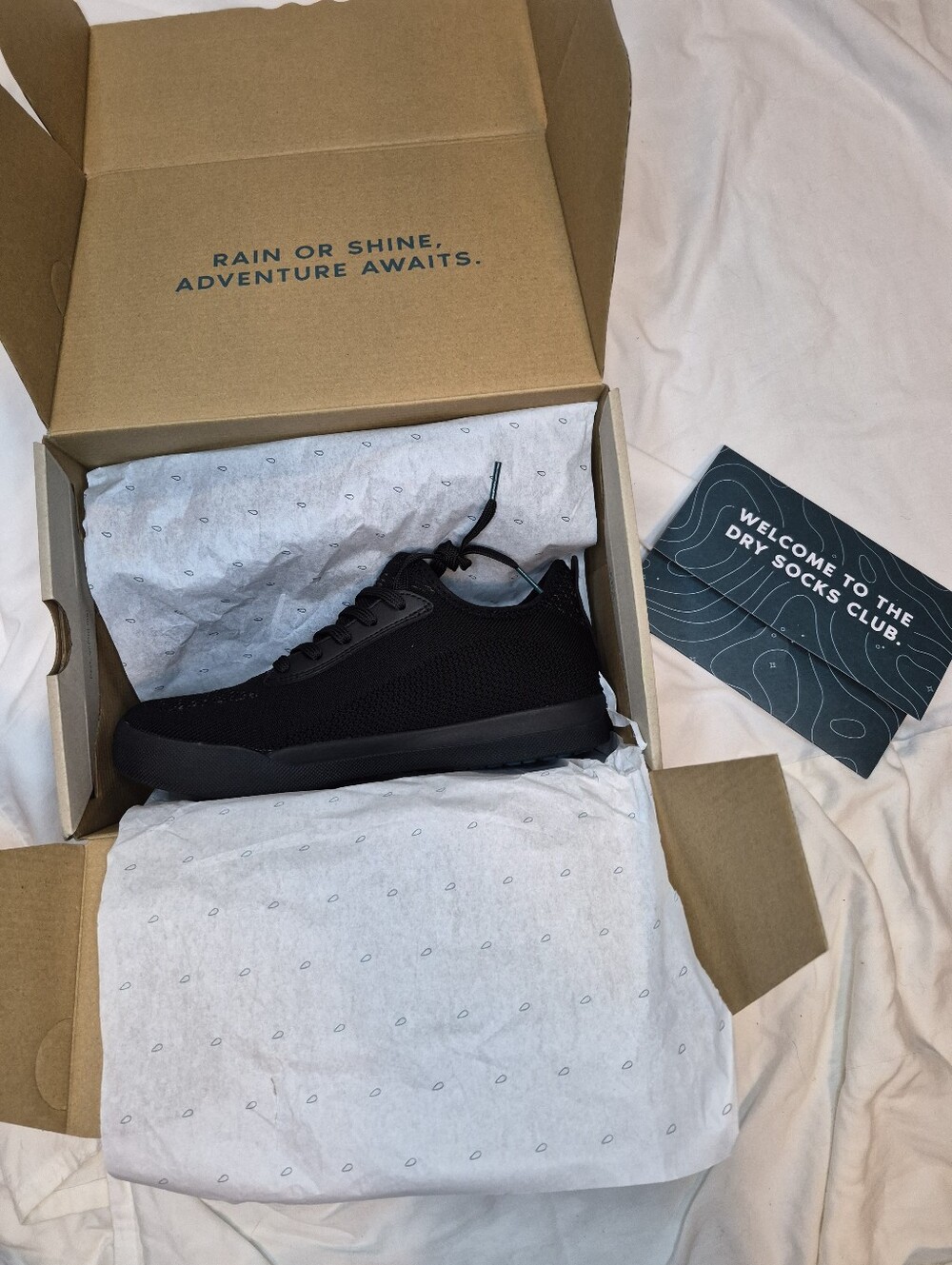 Vessi Weekend Waterproof Sneakers Asphalt Black Size M7/W8 New in Box
